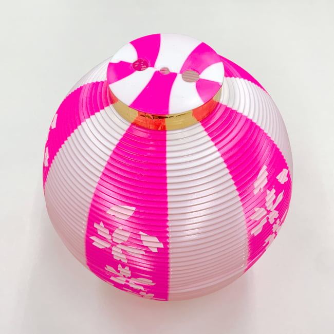 ポリ提灯 ちょうちん 尺丸 桜柄 桜まつり用 - お花見、桜祭りなどに