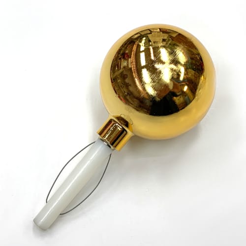 国旗球 金球 7cm バネ式 廉価タイプ