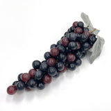 造花 ぶどう グレープの実 25cm ワイン色 - フェイクフルーツ・果物