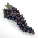 造花 ぶどう グレープの実 25cm ワイン色 - フェイクフルーツ・果物