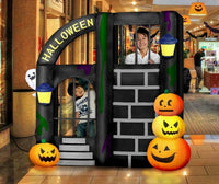 フォトスポットディスプレイ ハロウィン パンプキンプリズン H195XW180XD140cm