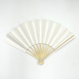 白扇子 27cm 11本骨