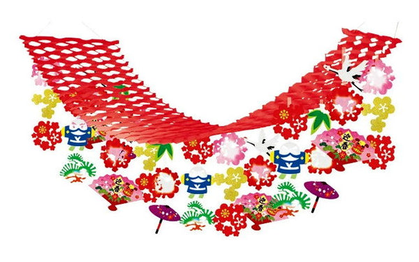 プリーツハンガー 華やか迎春