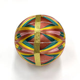 鞠 まり 直径13cm 朱色 装飾用（在庫処分品）