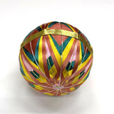 鞠 まり 直径13cm 朱色 装飾用（在庫処分品）