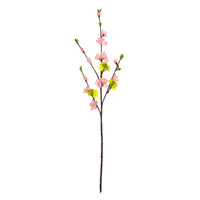 造花 桃の花・菜の花ミックス 5本セット