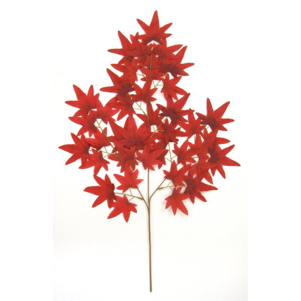 中古造花／紅葉大枝100本 マイフラ】 通販/MAGIQ もみじ枝ミニ レッド アーティフィシャル
