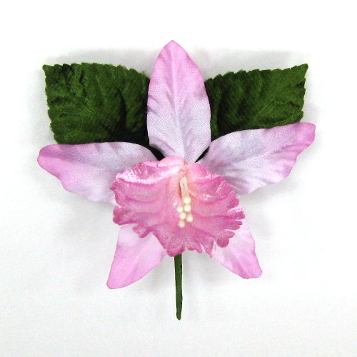 式典用造花記章（胸章 徽章） カトレア ピンク色