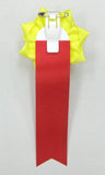式典用リボン記章（胸章 徽章） 小リボンバラ タレ付き （在庫限りセール品）