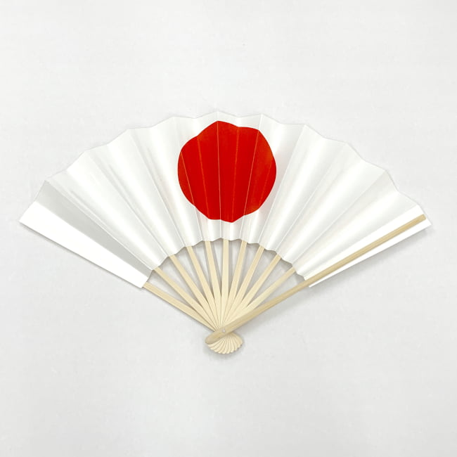 日の丸扇子 27cm - お祭り 儀式に – 日本の四季・行事の店 木瓜屋