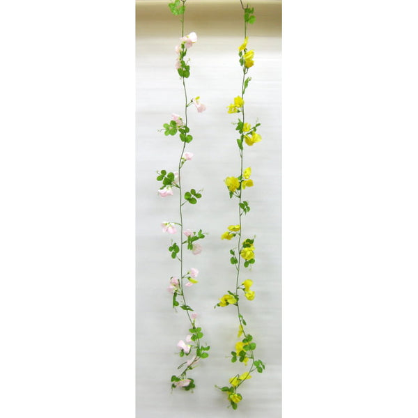 造花 スイトピーコード 180cm