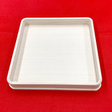 白木盆 23.5X23.5X3.3cm