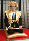 長寿祝いの金色のちゃんちゃんこ